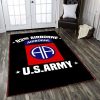 82nd Airborne Us Army Rug Sport Decor Gift Floor Decor Living Room Carpet Rug Area Rug - 27aa5747b4bf Freestyle Rectangle Area Rug