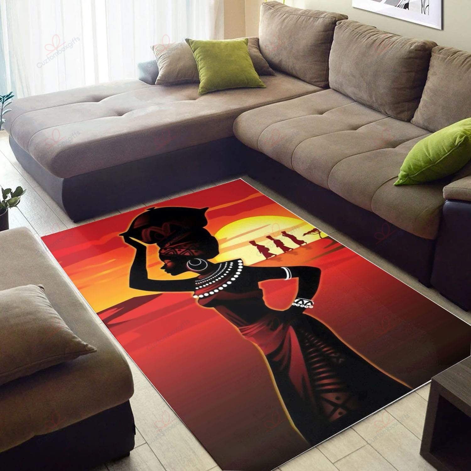 African American Pretty Girl Vintage Rug Sport Decor Gift Floor Decor Living Room Carpet Rug Area Rug - 4e72a46e96e7 Black Girl Rectangle Area Rug