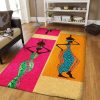 African Women Rug Sport Decor Gift Floor Decor Living Room Carpet Rug Area Rug - ac94a1c58a13 Black Women Rectangle Area Rug