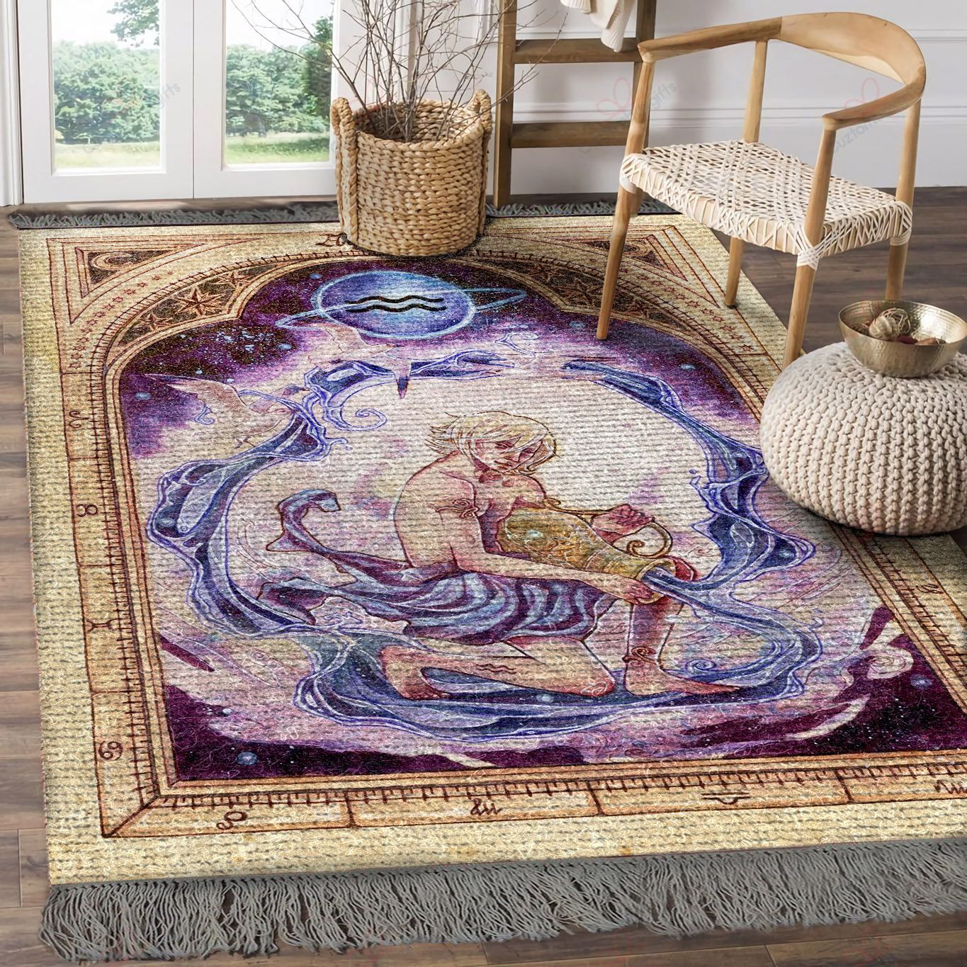 Aquarius 4 Rug Sport Decor Gift Floor Decor Living Room Carpet Rug Area Rug - 147737000000 Aquarius 4 Rug Sport Decor Gift Floor Decor Living Room Carpet Rug Area Rug - 147737000000 Freestyle Rectangle Area Rug