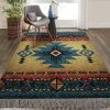 Arizona Blue Lodge Native America Rug Sport Decor Gift Floor Decor Living Room Carpet Rug Area Rug - 9e6bbf1ec7c2 Blue Rectangle Area Rug