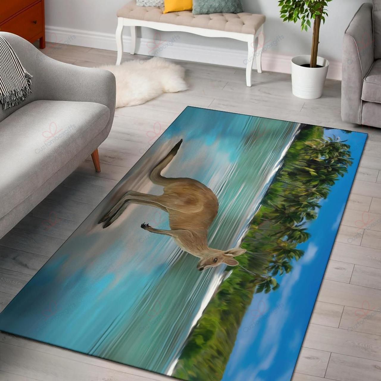 Australia Kangaroo Area Rug On The Beach Rug Sport Decor Gift Floor Decor Living Room Carpet Rug Area Rug - 8b6599c1cdf6 Australia Kangaroo Area Rug On The Beach Rug Sport Decor Gift Floor Decor Living Room Carpet Rug Area Rug - 8b6599c1cdf6 Beach Rectangle Area Rug