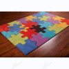 Autism Puzzle Rectangle Rug Sport Decor Gift Floor Decor Living Room Carpet Rug Area Rug - 383fcbfdbcdb Puzzle Rectangle Area Rug