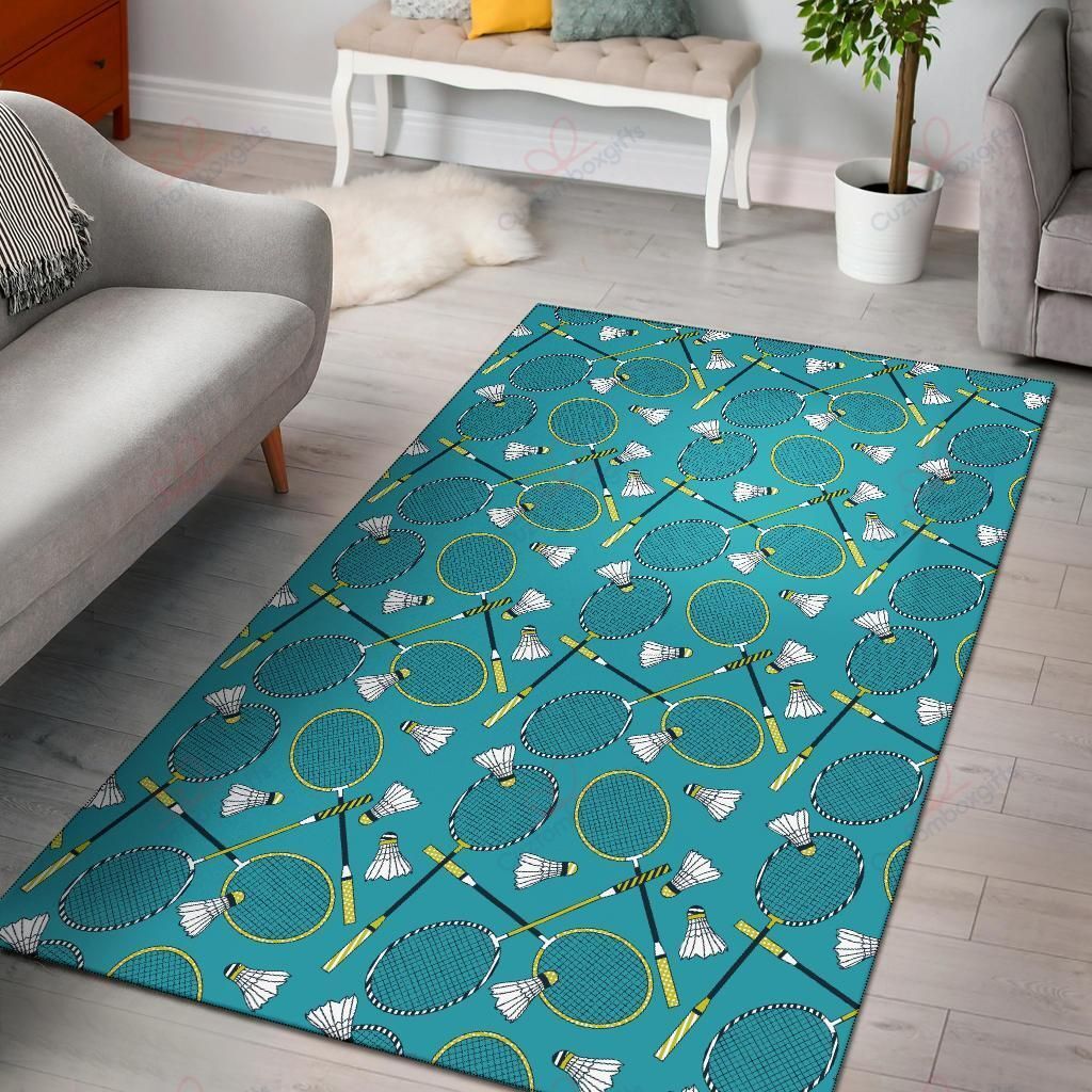 Badminton Pattern 6 Rug Sport Decor Gift Floor Decor Living Room Carpet Rug Area Rug - 29bc8b1442b8 Badminton Pattern 6 Rug Sport Decor Gift Floor Decor Living Room Carpet Rug Area Rug - 29bc8b1442b8 Badminton Rectangle Area Rug