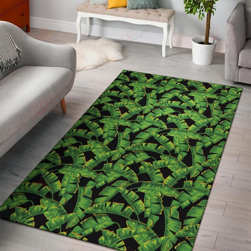 Banana Leaf Pattern 3 Rug Sport Decor Gift Floor Decor Living Room Carpet Rug Area Rug - 222de3ea5268 Banana Leaf Pattern 3 Rug Sport Decor Gift Floor Decor Living Room Carpet Rug Area Rug - 222de3ea5268 Banana Rectangle Area Rug