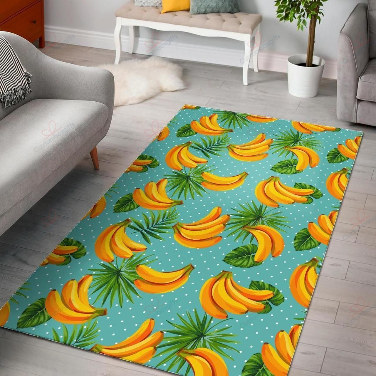 Banana Palm Leaf Pattern Rug Sport Decor Gift Floor Decor Living Room Carpet Rug Area Rug - 6525599faacf Banana Palm Leaf Pattern Rug Sport Decor Gift Floor Decor Living Room Carpet Rug Area Rug - 6525599faacf Palm Tree Rectangle Area Rug