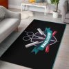 Barber Shop Rug Scissors Razor Shield Rug Sport Decor Gift Floor Decor Living Room Carpet Rug Area Rug - bf732969d06b Barber Rectangle Area Rug