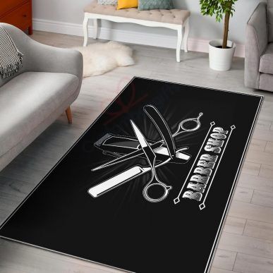 Barber Shop Rug Trimmer Scissor And Razor Black Rug Sport Decor Gift Floor Decor Living Room Carpet Rug Area Rug - f983f56a1122 Barber Shop Rug Trimmer Scissor And Razor Black Rug Sport Decor Gift Floor Decor Living Room Carpet Rug Area Rug - f983f56a1122 Barber Rectangle Area Rug