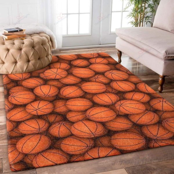 Basketball Rug Sport Decor Gift Floor Decor Living Room Carpet Rug Area Rug - fc98448cbfbb Basketball Rectangle Area Rug