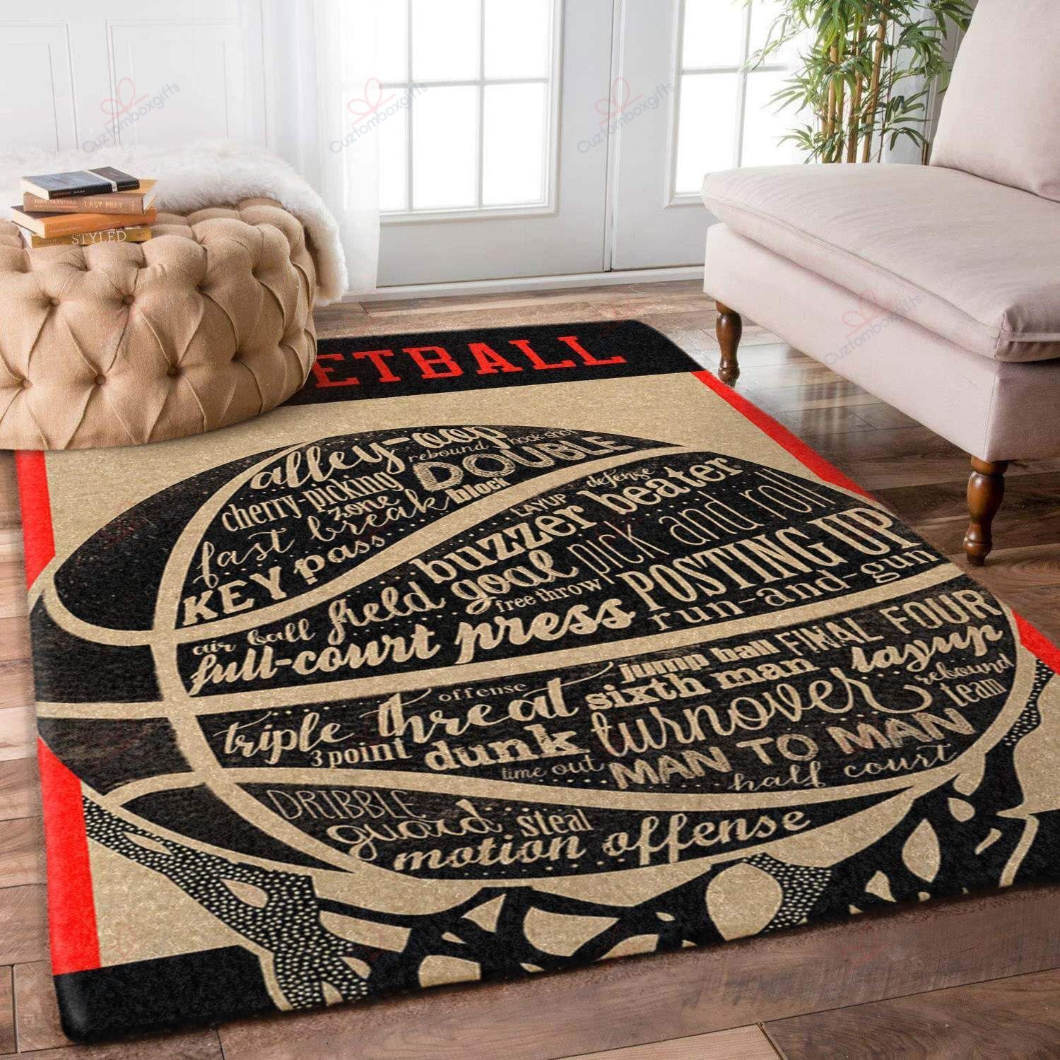 Basketball Rug Sport Decor Gift Floor Decor Living Room Carpet Rug Area Rug - c83b67ff798d Basketball Rug Sport Decor Gift Floor Decor Living Room Carpet Rug Area Rug - c83b67ff798d Basketball Rectangle Area Rug