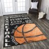 Basketball Rug Sport Decor Gift Floor Decor Living Room Carpet Rug Area Rug - a7b0a0ebb6c4 Basketball Rectangle Area Rug
