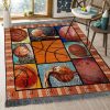 Basketball Rug Sport Decor Gift Floor Decor Living Room Carpet Rug Area Rug - 22fa4371d303 Basketball Rectangle Area Rug