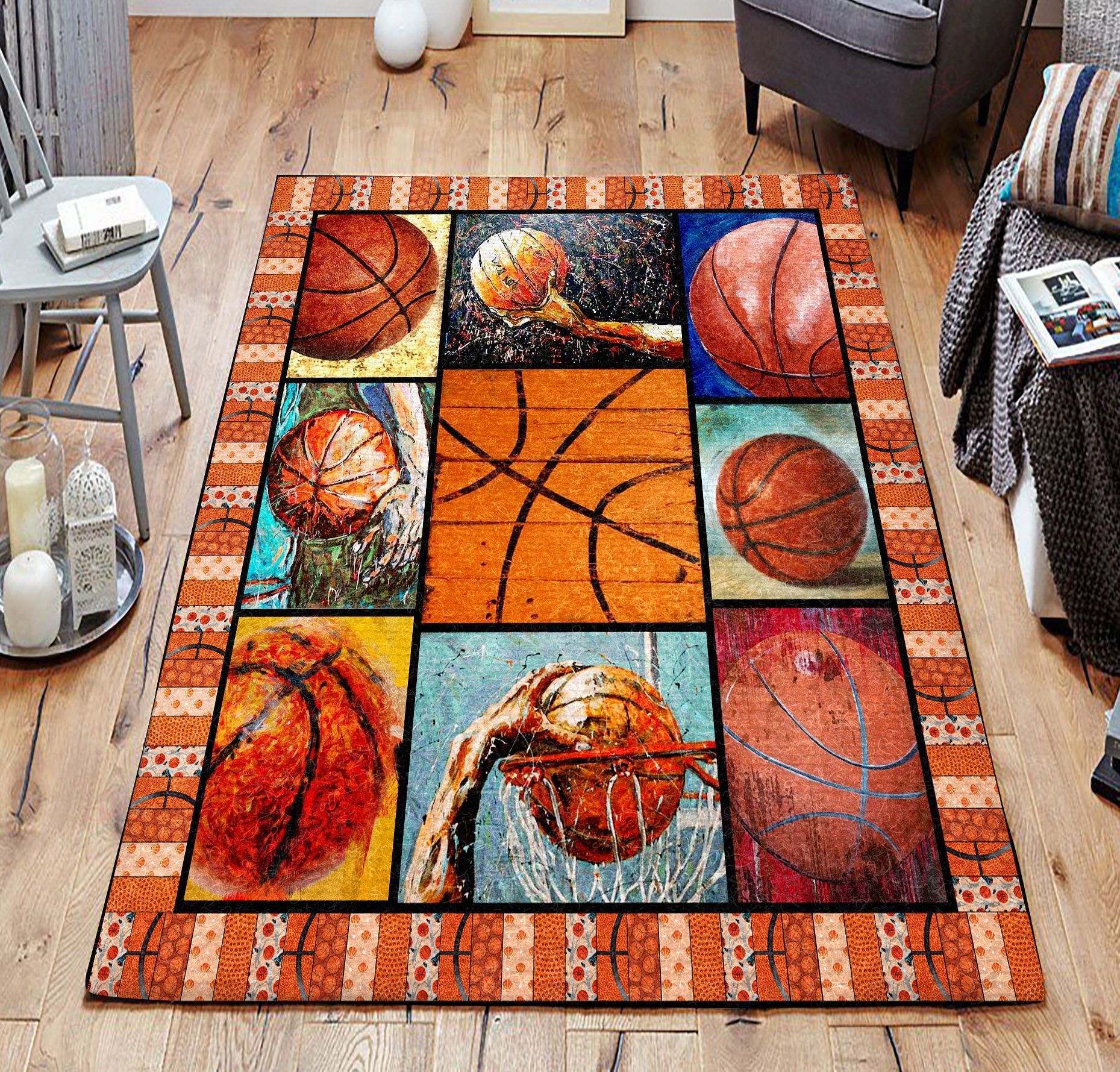 Basketball Rug Sport Decor Gift Floor Decor Living Room Carpet Rug Area Rug - 3ed057264842 Basketball Rug Sport Decor Gift Floor Decor Living Room Carpet Rug Area Rug - 3ed057264842 Basketball Rectangle Area Rug
