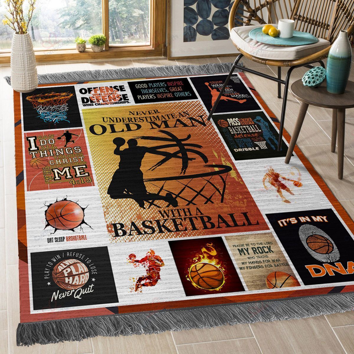 Basketball I Can Do Anything Rug Sport Decor Gift Floor Decor Living Room Carpet Rug Area Rug - 4e454946f28e Basketball I Can Do Anything Rug Sport Decor Gift Floor Decor Living Room Carpet Rug Area Rug - 4e454946f28e Basketball Rectangle Area Rug