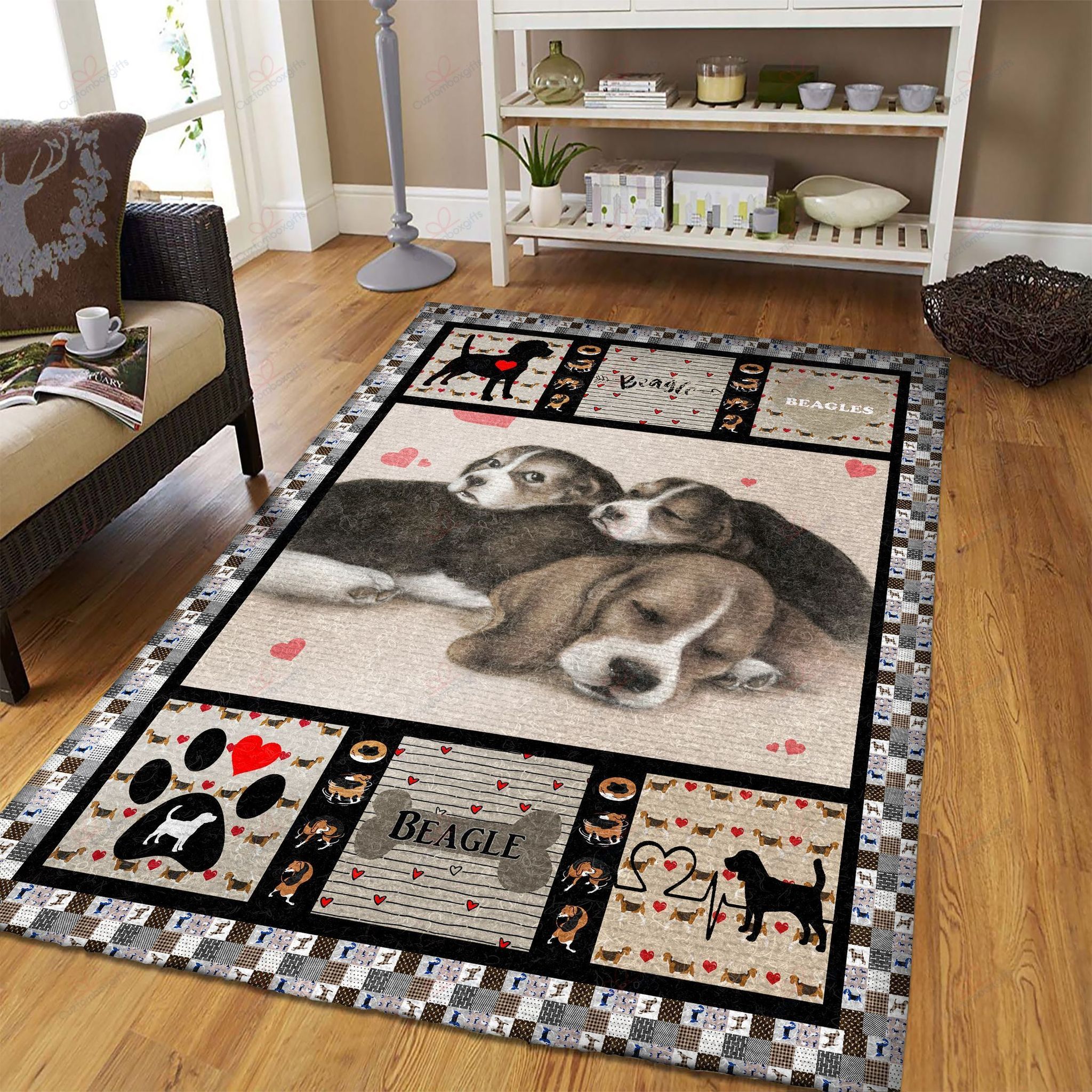 Beagle Love Mom And Baby Rug Sport Decor Gift Floor Decor Living Room Carpet Rug Area Rug - 92fd411eed16 Beagle Love Mom And Baby Rug Sport Decor Gift Floor Decor Living Room Carpet Rug Area Rug - 92fd411eed16 Beagle Rectangle Area Rug