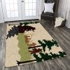 Bear Family Rug Sport Decor Gift Floor Decor Living Room Carpet Rug Area Rug - c0fab182c7a7 Bear Rectangle Area Rug