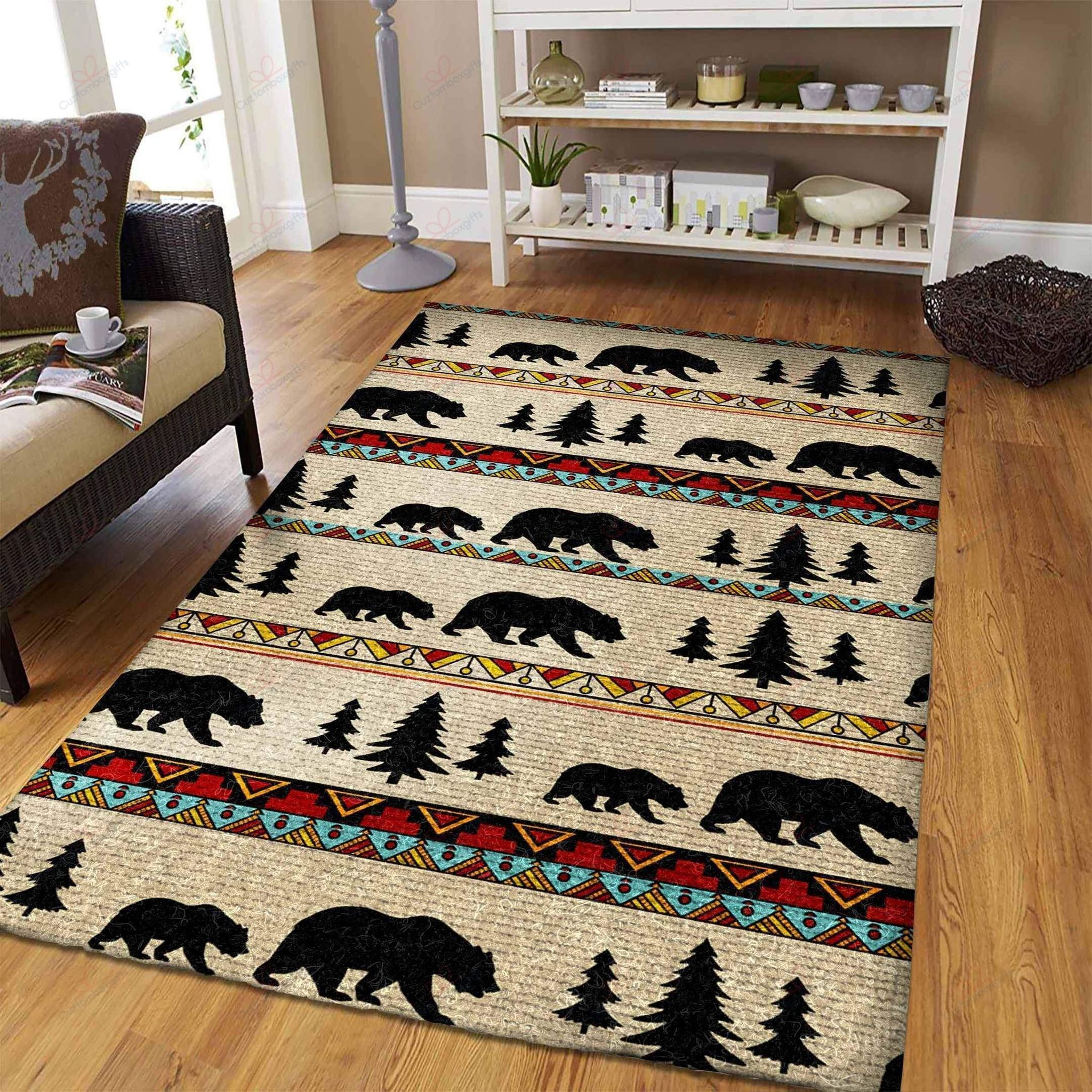Bear Vintage Rug Sport Decor Gift Floor Decor Living Room Carpet Rug Area Rug - ba2a32036449 Bear Vintage Rug Sport Decor Gift Floor Decor Living Room Carpet Rug Area Rug - ba2a32036449 Bear Rectangle Area Rug