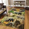 Bear Vintage Pattern Rug Sport Decor Gift Floor Decor Living Room Carpet Rug Area Rug - f0adc87eb0e5 Bear Rectangle Area Rug