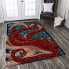 Beautiful Octopus Rectangle Rug Sport Decor Gift Floor Decor Living Room Carpet Rug Area Rug - 9e4d2762fcba Octopus Rectangle Area Rug