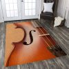 Beautiful Sound Violin Rectangle Rug Sport Decor Gift Floor Decor Living Room Carpet Rug Area Rug - 3564b77420fe Violin Rectangle Area Rug