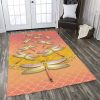 Beautiful Vintage Dragonfly Rug Sport Decor Gift Floor Decor Living Room Carpet Rug Area Rug - dbcf979120ea Dragonfly Rectangle Area Rug