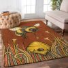 Bee Rug Sport Decor Gift Floor Decor Living Room Carpet Rug Area Rug - bddc8a6752be Bee Rectangle Area Rug
