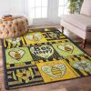 Bee Happy Rug Sport Decor Gift Floor Decor Living Room Carpet Rug Area Rug - 738c4a5e1e94 Bee Rectangle Area Rug