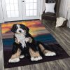 Bernese Mountain Sunset Rug Sport Decor Gift Floor Decor Living Room Carpet Rug Area Rug - 13fdec0e55ff Bernese Mountain Rectangle Area Rug