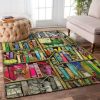Big Bookcase Rectangle Rug Sport Decor Gift Floor Decor Living Room Carpet Rug Area Rug - 20cd2afae94f Books Rectangle Area Rug
