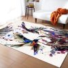 Bird Watercolor Rug Sport Decor Gift Floor Decor Living Room Carpet Rug Area Rug - 25ce1b8a518b Bird Rectangle Area Rug