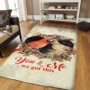 Bird You And Me We Got This Rug Sport Decor Gift Floor Decor Living Room Carpet Rug Area Rug - e769c4f212af Bird Rectangle Area Rug