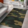 Black And Green Camouflage Rug Sport Decor Gift Floor Decor Living Room Carpet Rug Area Rug - 406f65fcf04a Black Rectangle Area Rug
