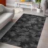 Black And Grey Camouflage Rug Sport Decor Gift Floor Decor Living Room Carpet Rug Area Rug - 4209dc05fc06 Black Rectangle Area Rug