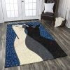 Black And White Cat Rug Sport Decor Gift Floor Decor Living Room Carpet Rug Area Rug - 832b73aa669f Cat Rectangle Area Rug