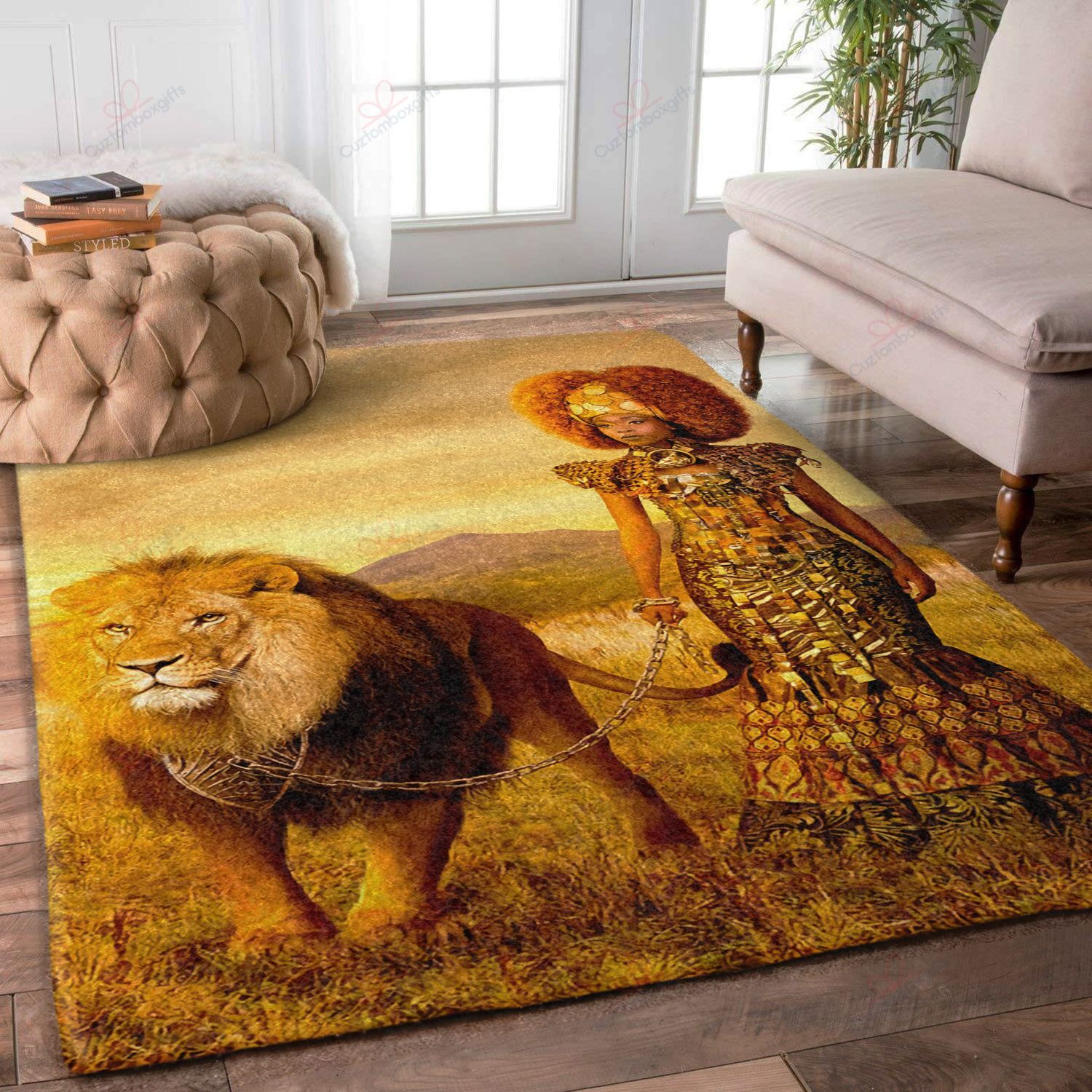 Black Queen And Lion Rug Sport Decor Gift Floor Decor Living Room Carpet Rug Area Rug - 71f56a32c90e Black Queen And Lion Rug Sport Decor Gift Floor Decor Living Room Carpet Rug Area Rug - 71f56a32c90e Lion Rectangle Area Rug