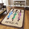 Black Woman Africa Rug Sport Decor Gift Floor Decor Living Room Carpet Rug Area Rug - 06bd6f167bc6 Black Woman Rectangle Area Rug