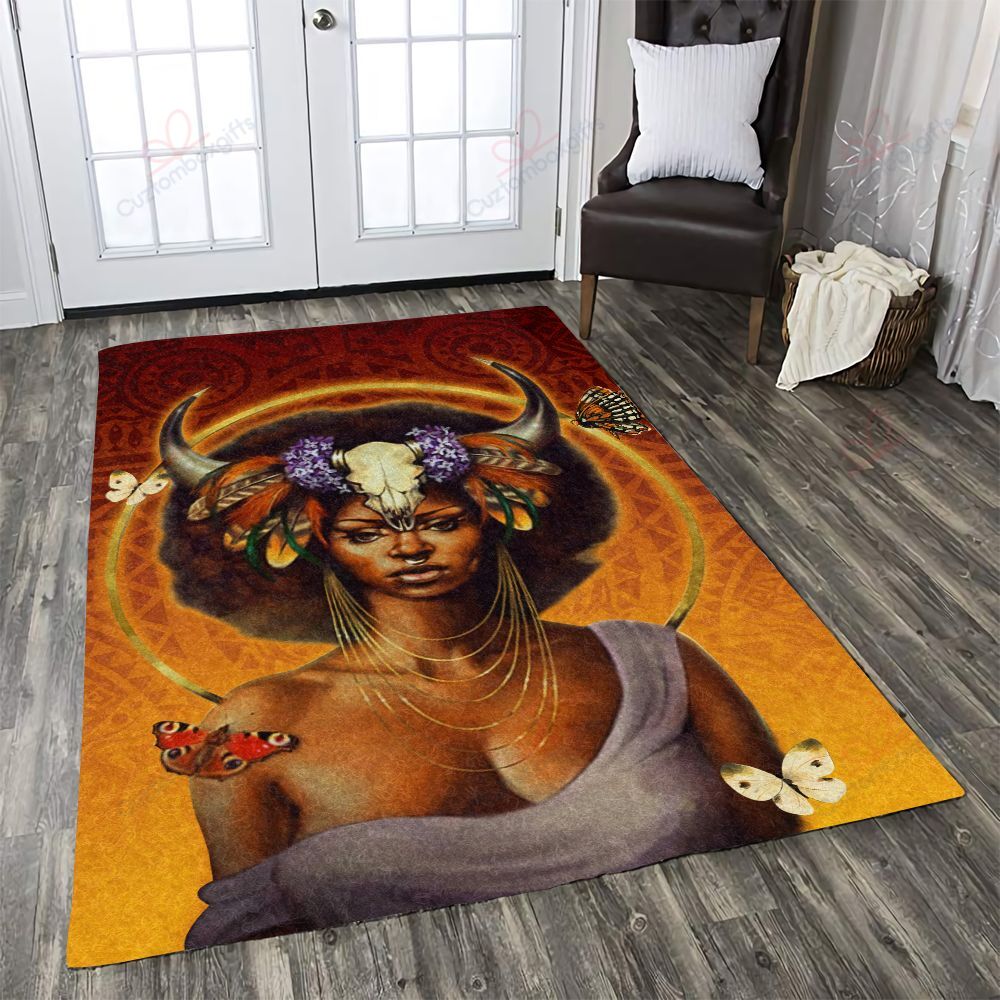 Black Woman And Butterfly Rug Sport Decor Gift Floor Decor Living Room Carpet Rug Area Rug - be10bf3c934a Black Woman And Butterfly Rug Sport Decor Gift Floor Decor Living Room Carpet Rug Area Rug - be10bf3c934a Black Woman Rectangle Area Rug