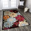 Blooming Flower 1 Rug Sport Decor Gift Floor Decor Living Room Carpet Rug Area Rug - b6bd49f8d5f1 Flower Rectangle Area Rug