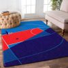 Blue Basketball Rug Sport Decor Gift Floor Decor Living Room Carpet Rug Area Rug - 9a9c8ce00a36 Basketball Rectangle Area Rug