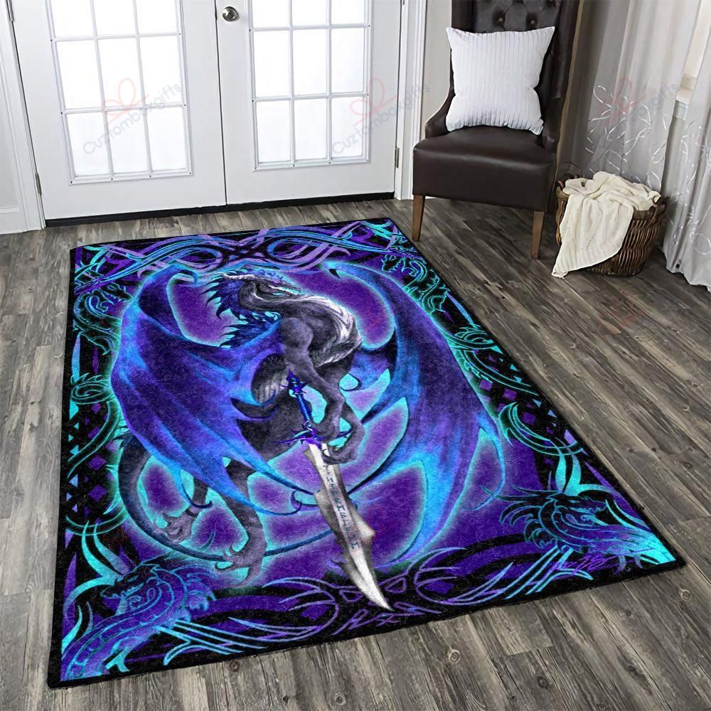 Blue Dragon Rug Sport Decor Gift Floor Decor Living Room Carpet Rug Area Rug - 243bba193570 Blue Dragon Rug Sport Decor Gift Floor Decor Living Room Carpet Rug Area Rug - 243bba193570