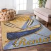 Boat Canoe Rug Sport Decor Gift Floor Decor Living Room Carpet Rug Area Rug - 58f4287fb7e0 Boat and Canoe Rectangle Area Rug