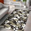 Brown And White Camouflage Rug Sport Decor Gift Floor Decor Living Room Carpet Rug Area Rug - 4825ae5f8a30 Brown Rectangle Area Rug