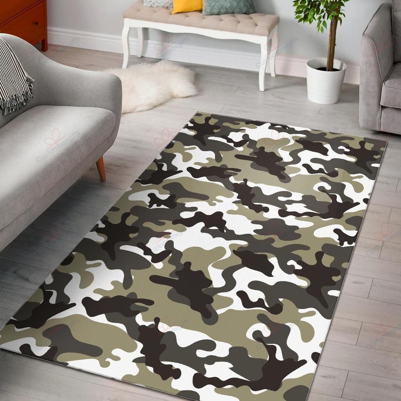 Brown And White Camouflage Rug Sport Decor Gift Floor Decor Living Room Carpet Rug Area Rug - 4825ae5f8a30 Brown And White Camouflage Rug Sport Decor Gift Floor Decor Living Room Carpet Rug Area Rug - 4825ae5f8a30 Brown Rectangle Area Rug