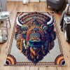 Buffalo Vintage Color Rug Sport Decor Gift Floor Decor Living Room Carpet Rug Area Rug - a4153a1fc4f3 Buffalo Rectangle Area Rug
