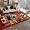 Bull Painting Rug Sport Decor Gift Floor Decor Living Room Carpet Rug Area Rug - 1d4d20e439de Bull Rectangle Area Rug