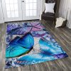 Butterfly Rug Sport Decor Gift Floor Decor Living Room Carpet Rug Area Rug - e63136898100 Butterfly Rectangle Area Rug