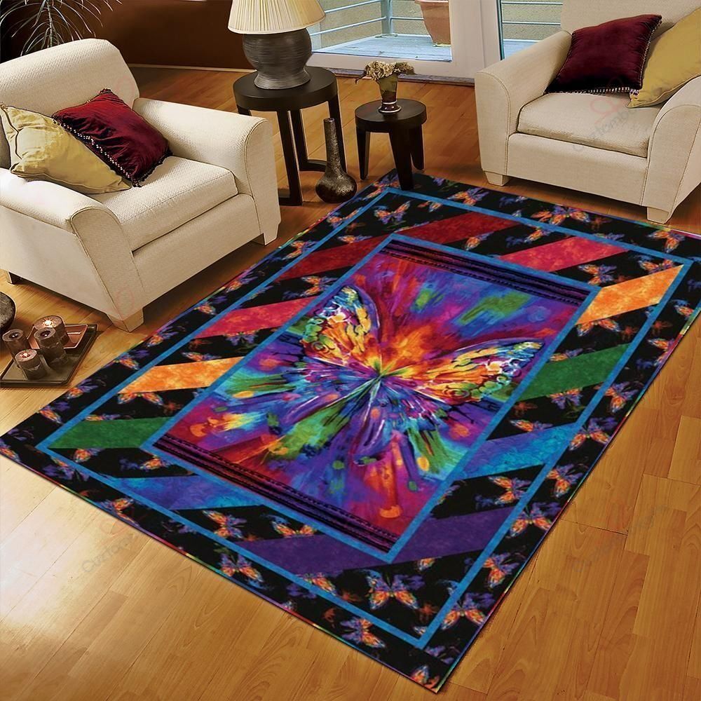 Butterfly Love Rug Sport Decor Gift Floor Decor Living Room Carpet Rug Area Rug - 178179805d24 Butterfly Love Rug Sport Decor Gift Floor Decor Living Room Carpet Rug Area Rug - 178179805d24 Butterfly Rectangle Area Rug