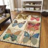 Butterfly Vintage 1 Rug Sport Decor Gift Floor Decor Living Room Carpet Rug Area Rug - abd669b9bbe1 Butterfly Rectangle Area Rug