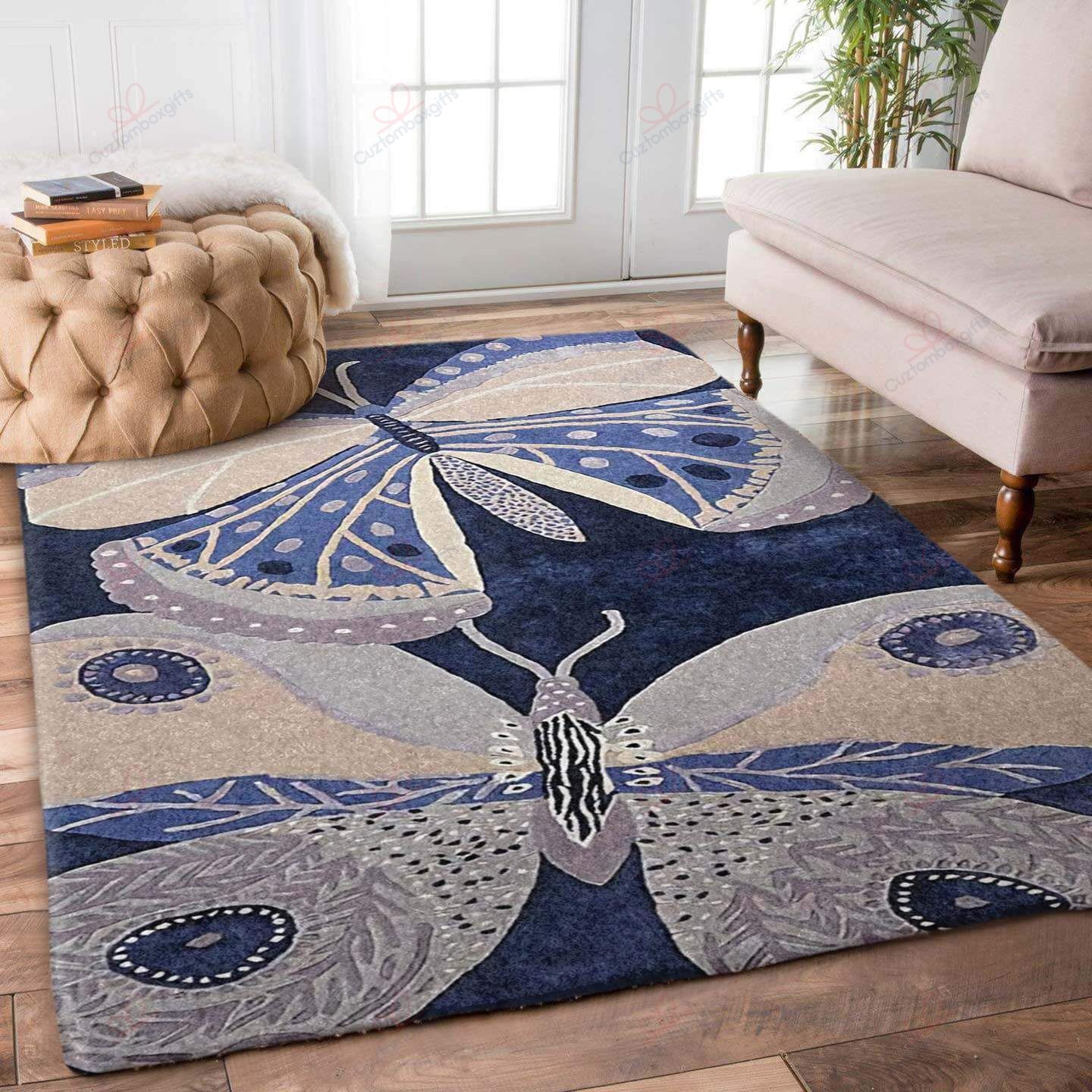 Butterfly Vintage Rug Sport Decor Gift Floor Decor Living Room Carpet Rug Area Rug - b3200da9a78a Butterfly Vintage Rug Sport Decor Gift Floor Decor Living Room Carpet Rug Area Rug - b3200da9a78a Butterfly Rectangle Area Rug