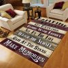 Camping Rules Rug Sport Decor Gift Floor Decor Living Room Carpet Rug Area Rug - 5ad15c1524ed Camping Rectangle Area Rug